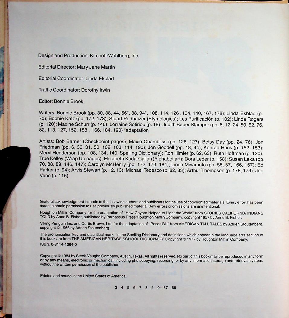 STECK-VAUGHN SPELLING