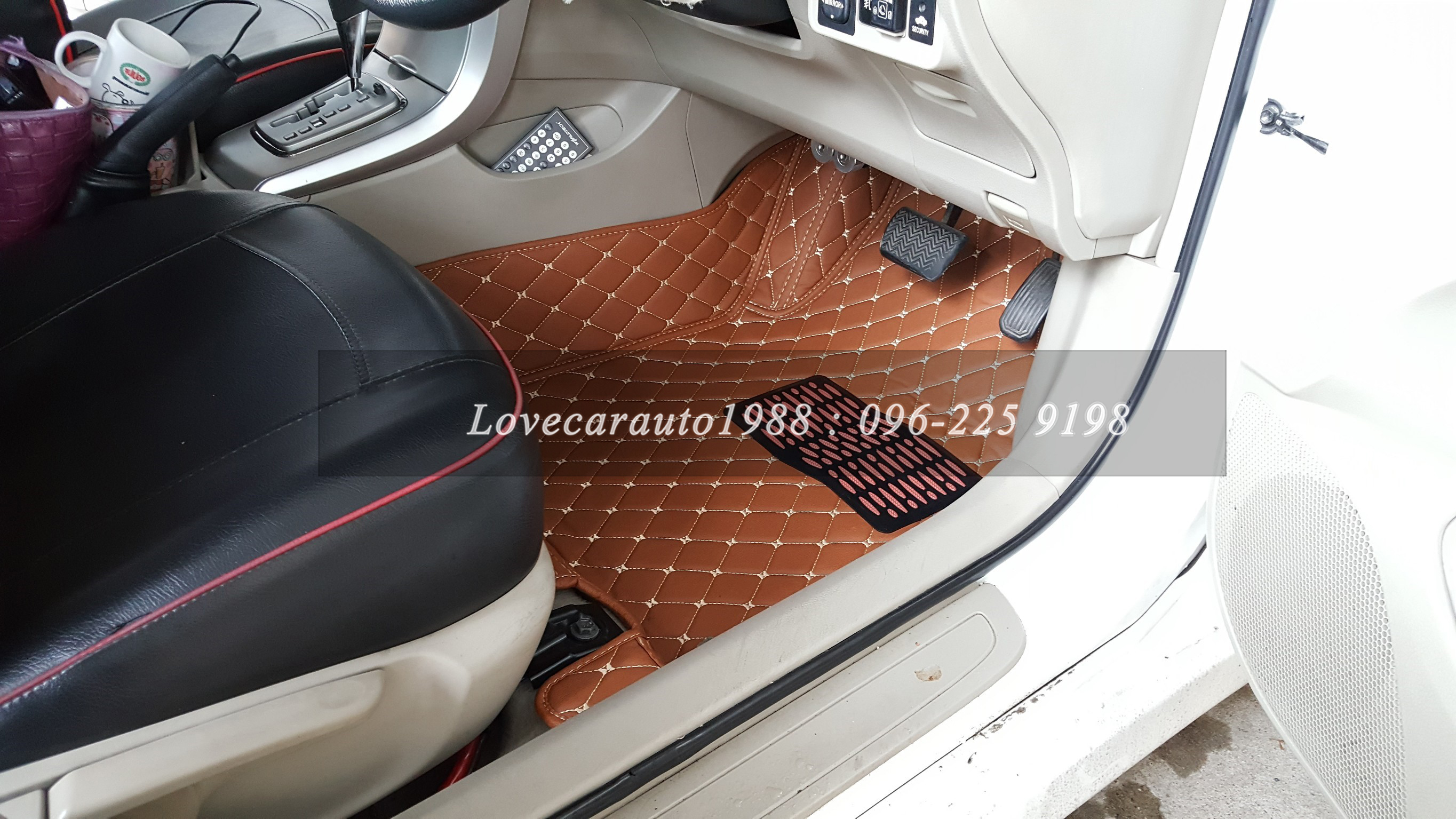 พรม 6D Toyota Altis2012 สีน้ำตาล