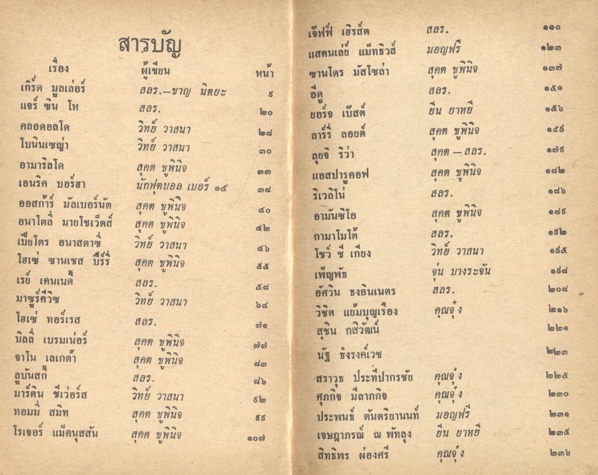 100 นักฟุตบอลเอก เล่ม 2