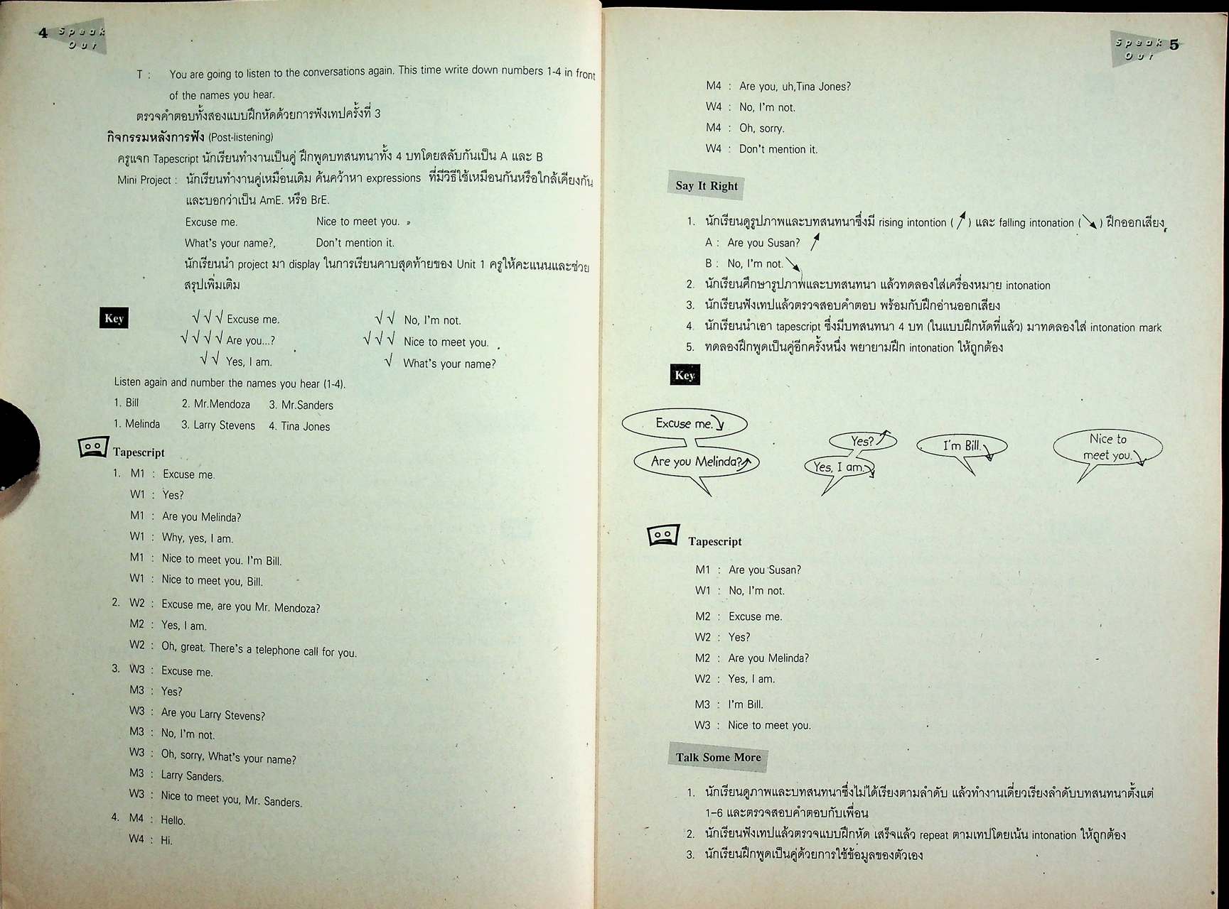 แผนการสอนภาษาอังกฤษ รายวิชา อ 024 ภาษาอังกฤษฟัง พูด SPEAK OUT 1 ระดับมัธยมศึกษาตอนปลาย