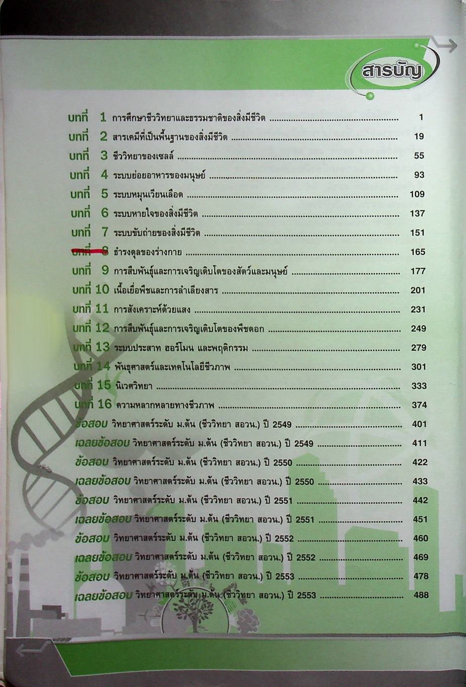 คู่มือเตรียมสอบแข่งขัน วิทยาศาสตร์ สอวน. ม.ต้น (ชีววิทยา)