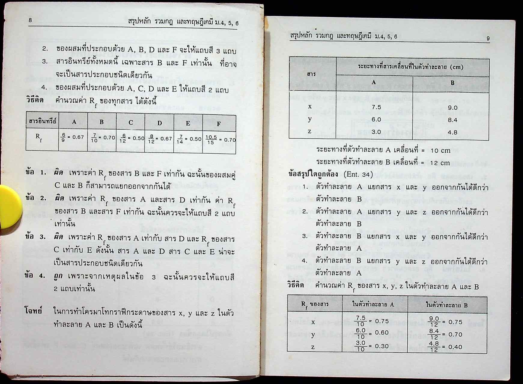 สรุปหลักรวมกฎ และ ทฤษฎีเคมี ม.4-5-6