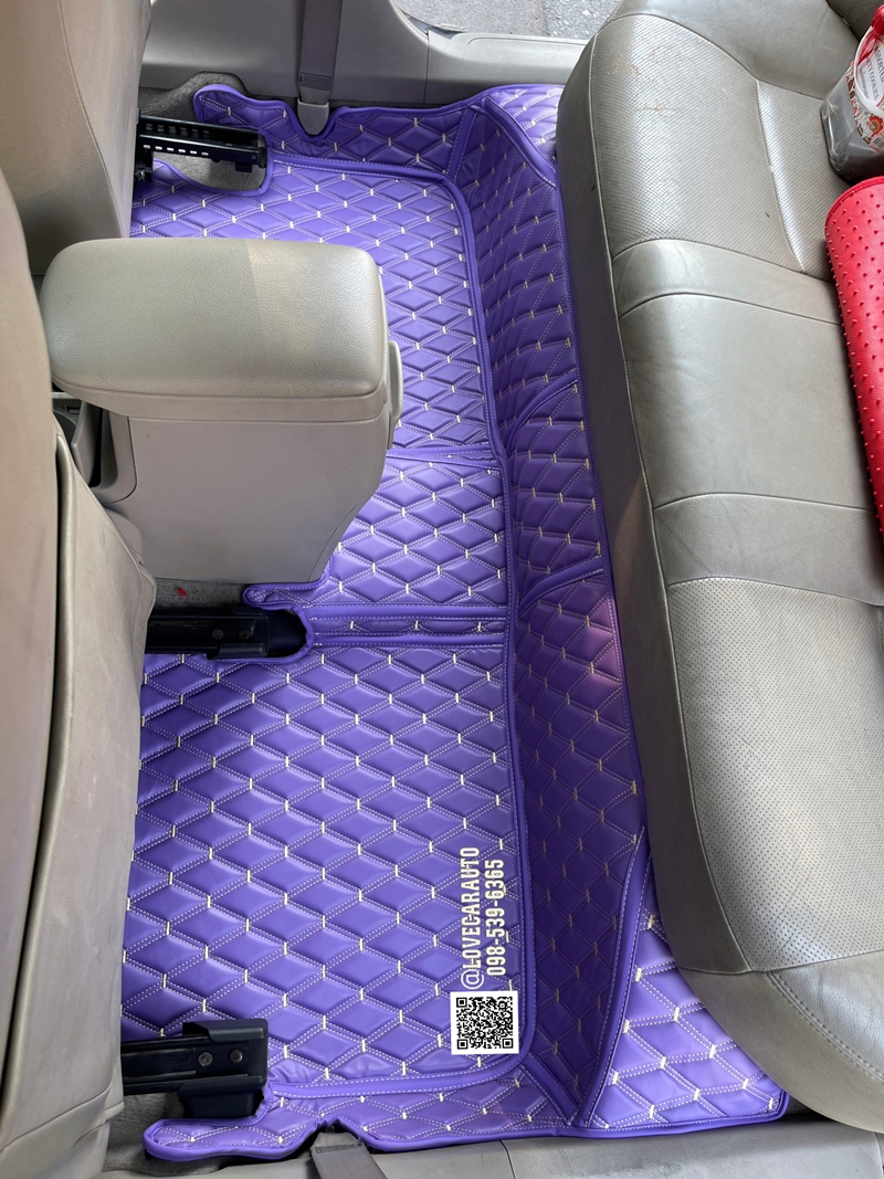 พรมปูพื้นรถยนต์6D Toyota Altis 2012 สีม่วง