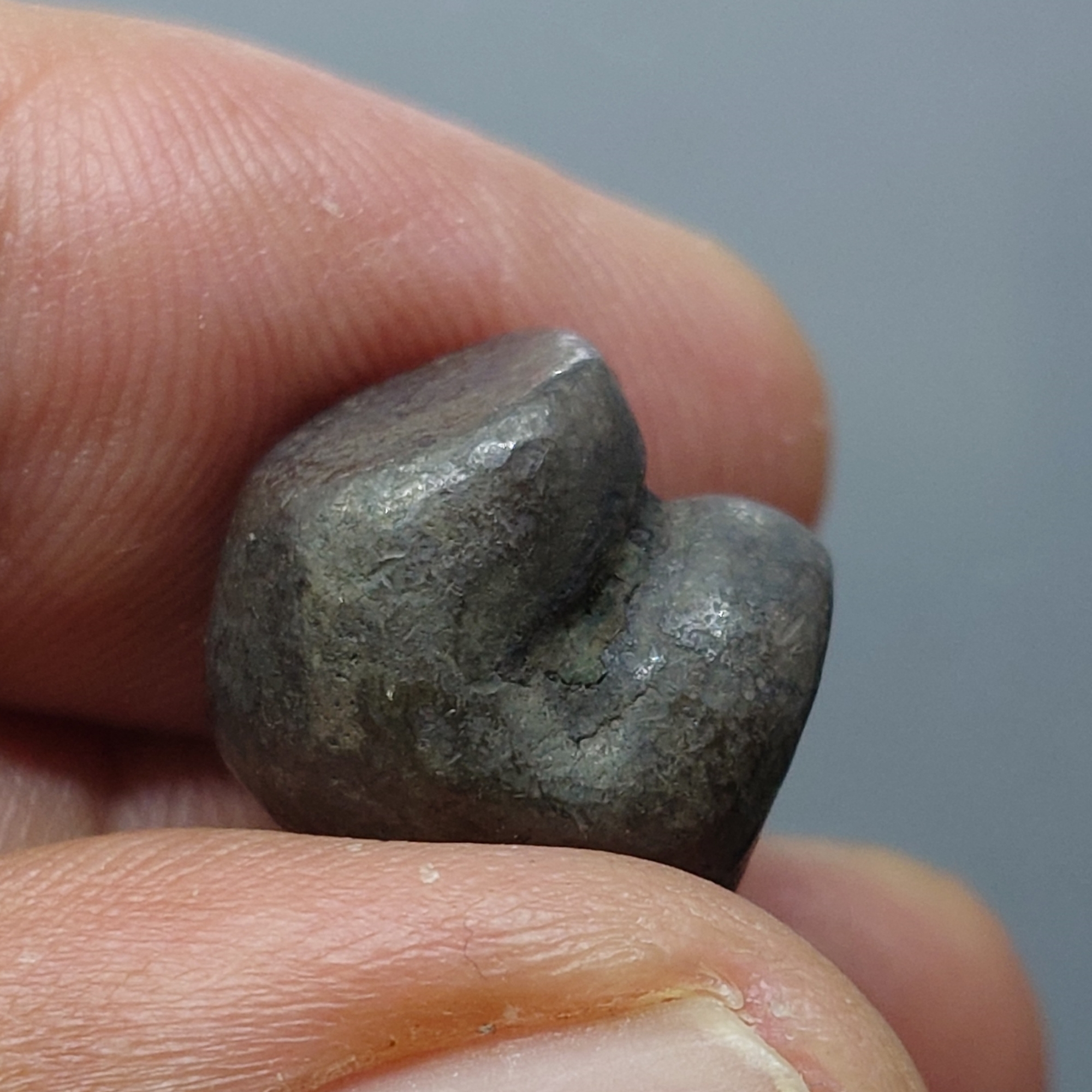 พดด้วง ขนาด 1 บาท ตราพุ่มข้าวบิณฑ์ สมัยอยุธยา สภาพสวย