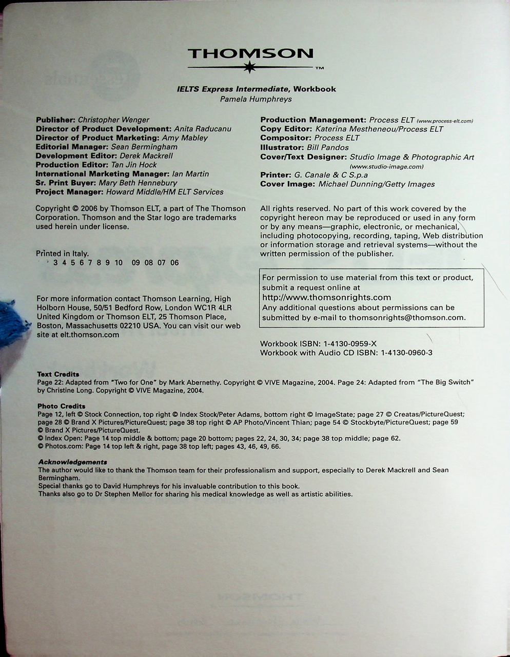 IELTS Express Intermediate Workbook