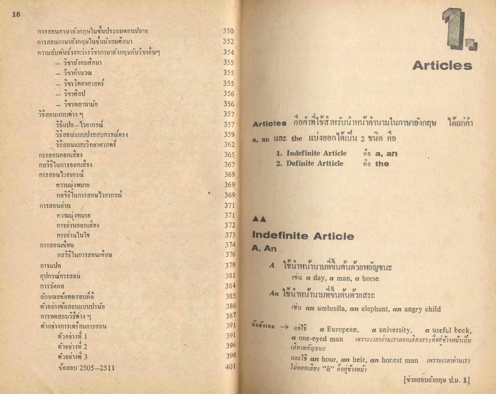 ช่วยสอบ ภาษาอังกฤษ ชุด ป.ม. (หลักไวยากรณ์ภาษาอังกฤษ)