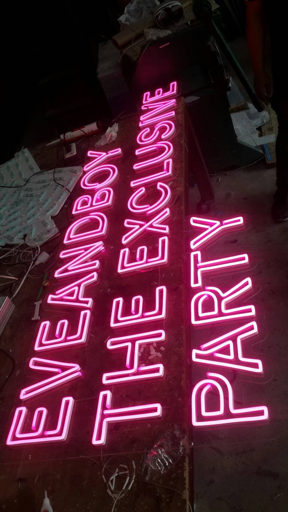 ป้ายไฟแอลอีดีนีออนเฟล็ค งานEVEANDBOY