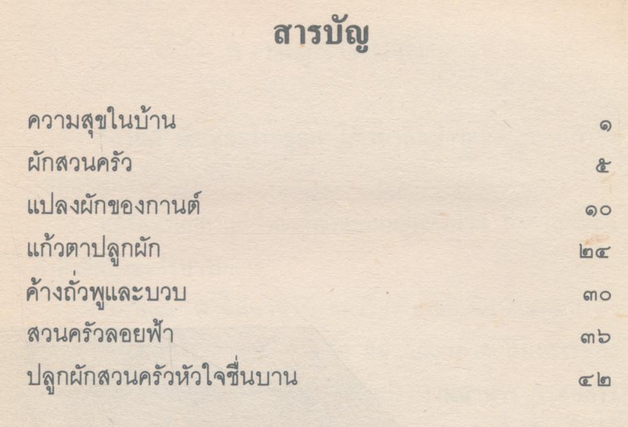 ปลูกผักสวนครัวหัวใจชื่นบาน