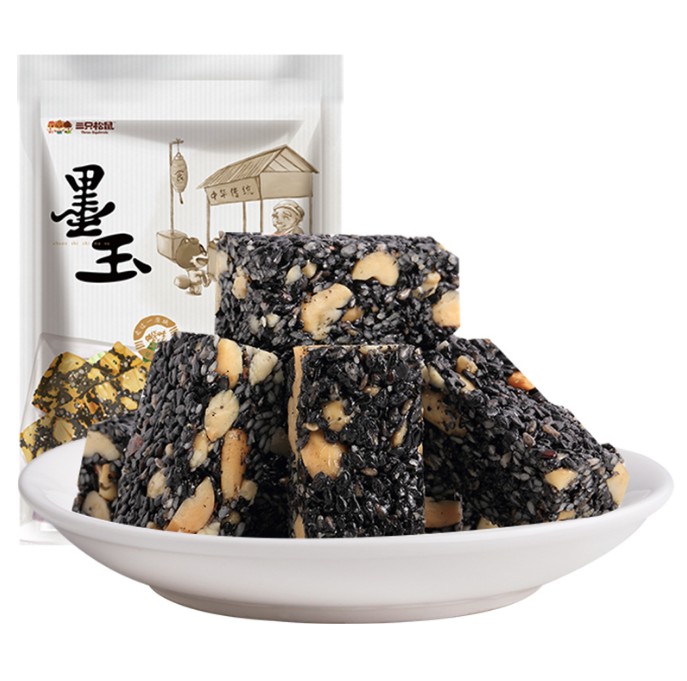 ถั่วตัดงาดำ ตรากระรอก 三只松鼠 135g