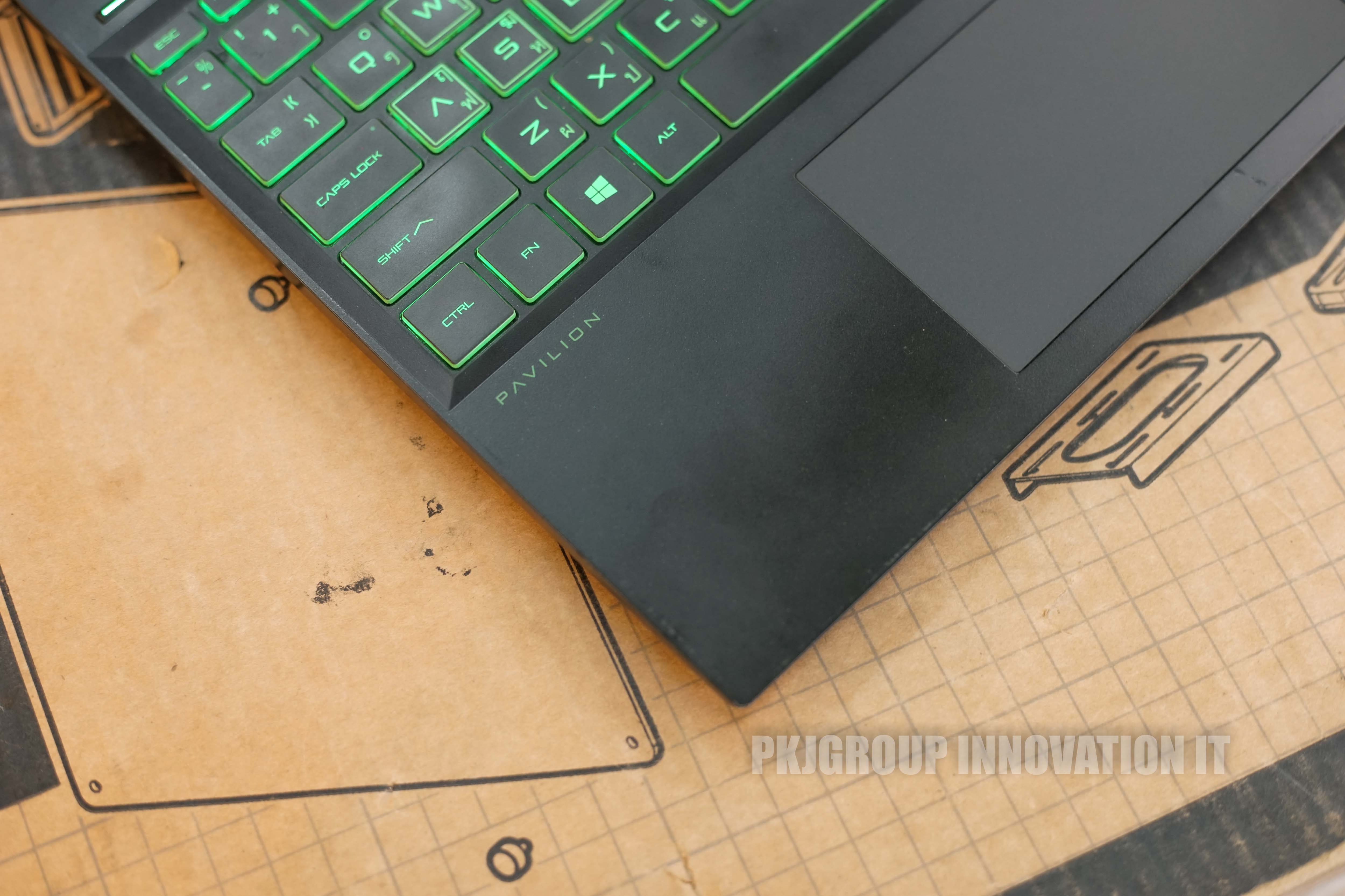 โน๊ตบุ๊คเล่นเกมมือสอง HP Pavilion 15-ec1117AX AMD Ryzen 5 4600h RAM16GB GTX1650Ti