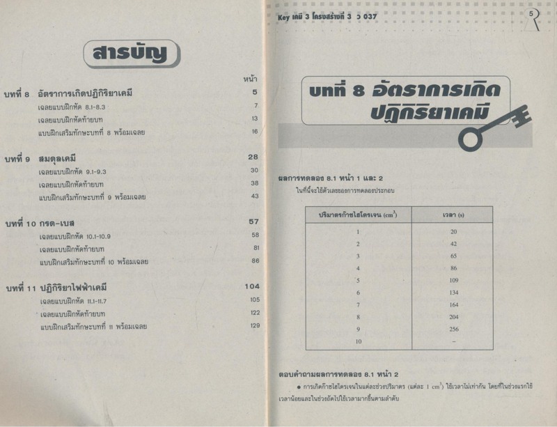 KEY เคมี ว 037 โครงสร้างที่ 3