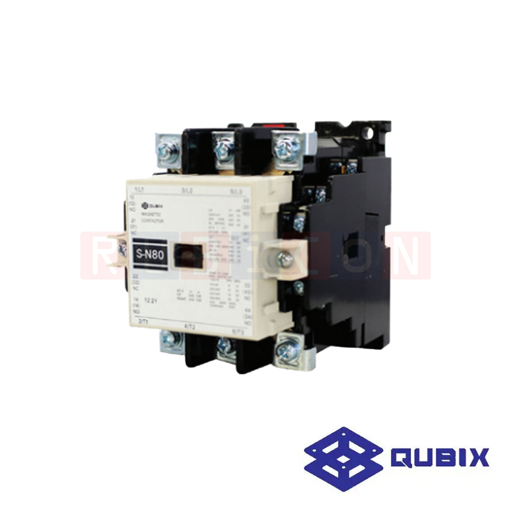 QUBIX S-N80 (COIL 110VAC 220VAC 380VAC ) แมกเนติก คอนแทกเตอร์ (MAGNETIC CONTACTOR) หน้าคอนแทค135A