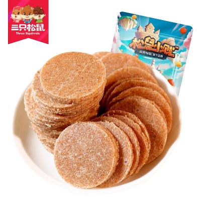 ขนมบ๊วยแผ่น รสผลไม้รวม ตรา 三只松鼠 258g
