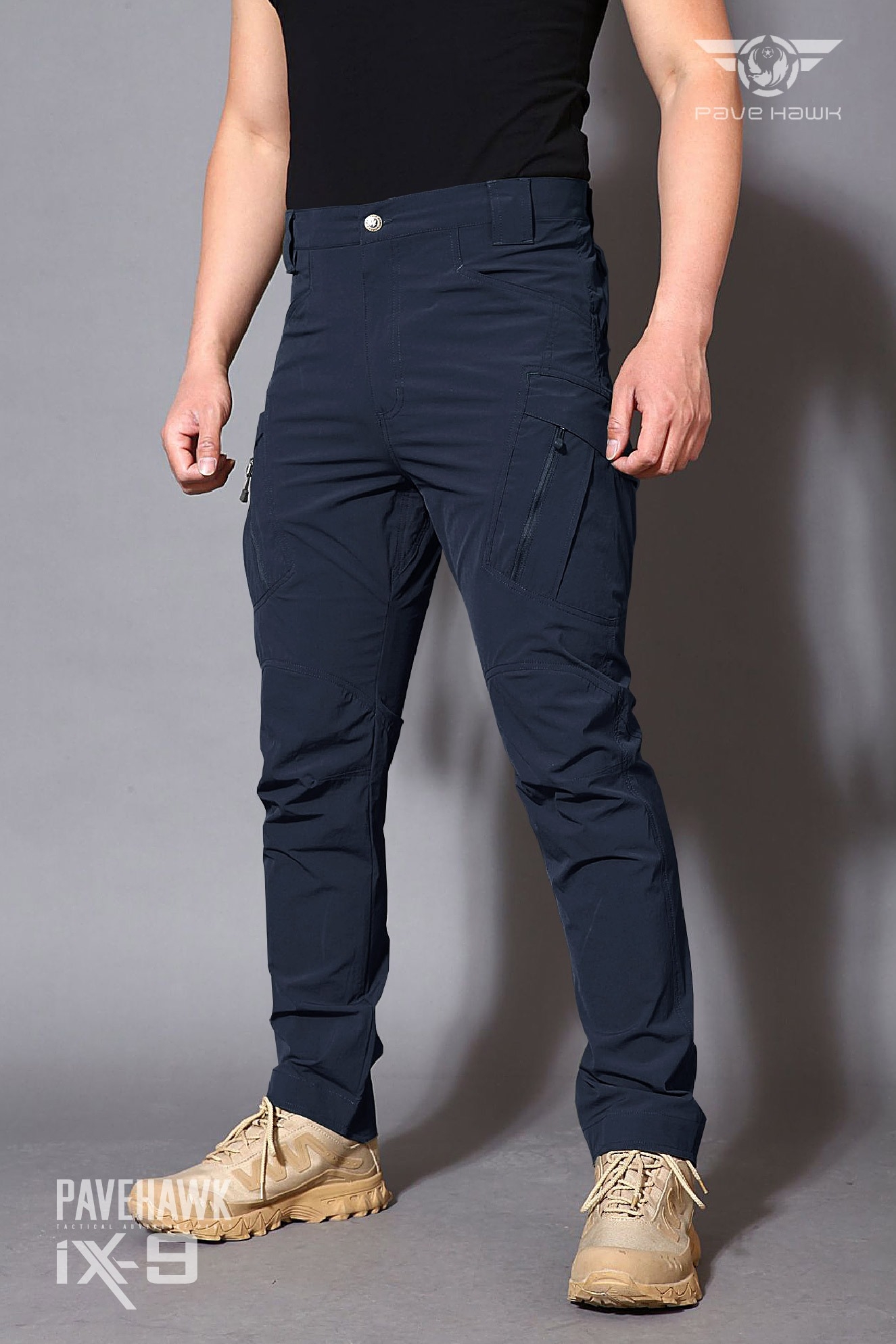 🇹🇭 34 ไทยแลนด์ แทคติคอล กางเกงขายาว Pave Hawk IX9 ยางยืด