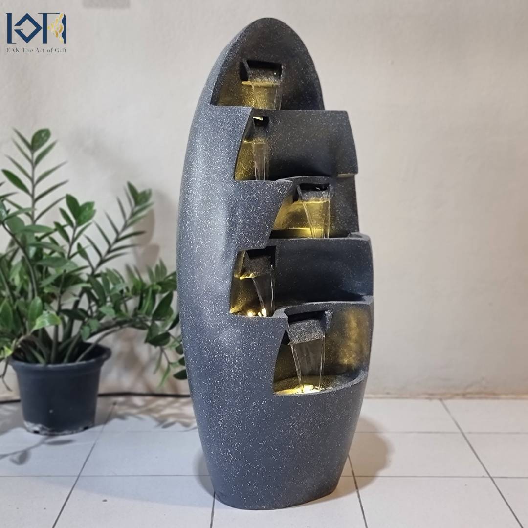 น้ำพุหน้าบ้านแต่งสวน รุ่น 230051 น้ำพุล้นแต่งสวนสวยๆ น้ำพุเสริมฮวงจุ้ยแต่งบ้าน