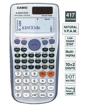 เครื่องคิดเลขวิทยาศาสตร์ Casio รุ่น FX 991 ES plus