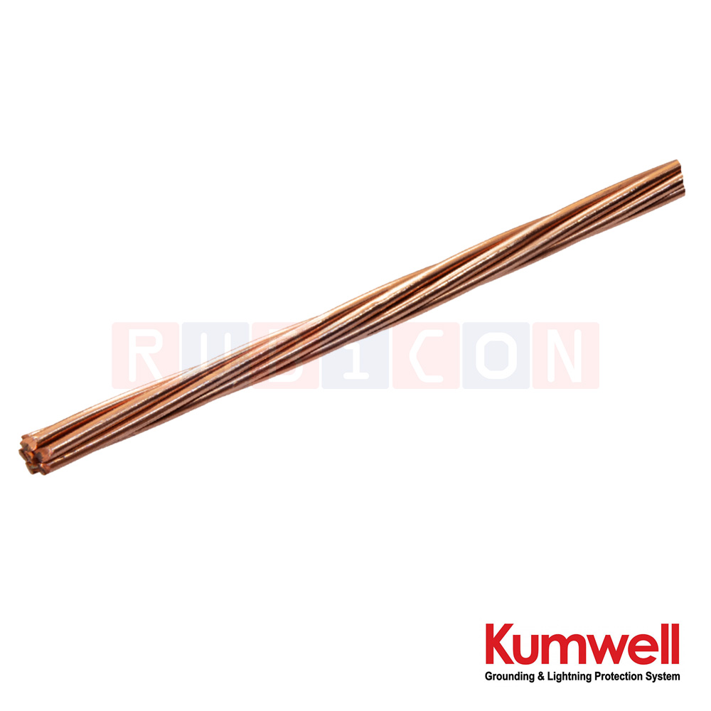 KUMWELL WE–COSS30–240 ลวดเหล็กเคลือบทองแดง (Annealed Copper-Clad Steel Wire) Conductor 19 No.6 AWG (240 mm²)