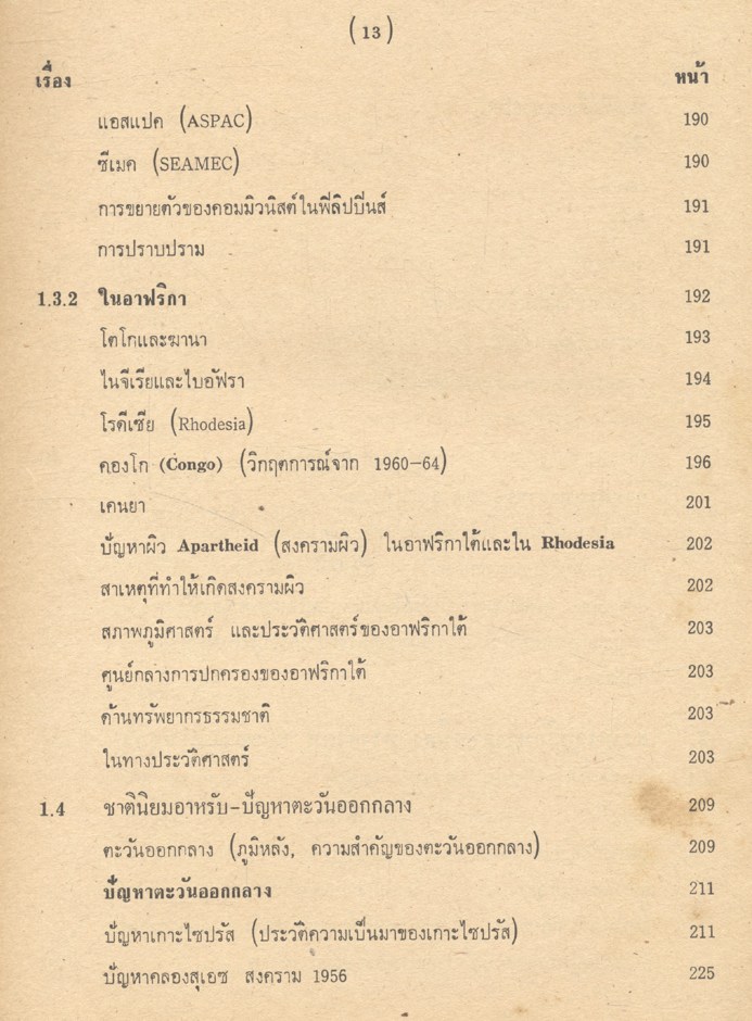 เหตุการณ์ปัจจุบันของโลก