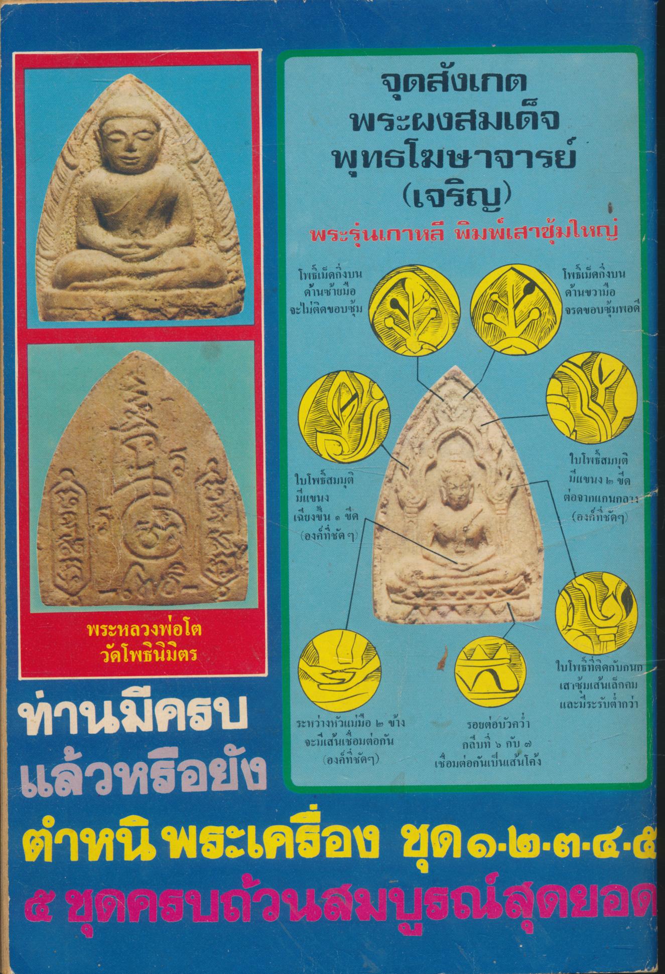 "เหนือโลก"ฉบับ..ชี้เอกลักษณ์-ตำหนิ พระเครื่อง ชุดที่ ๓