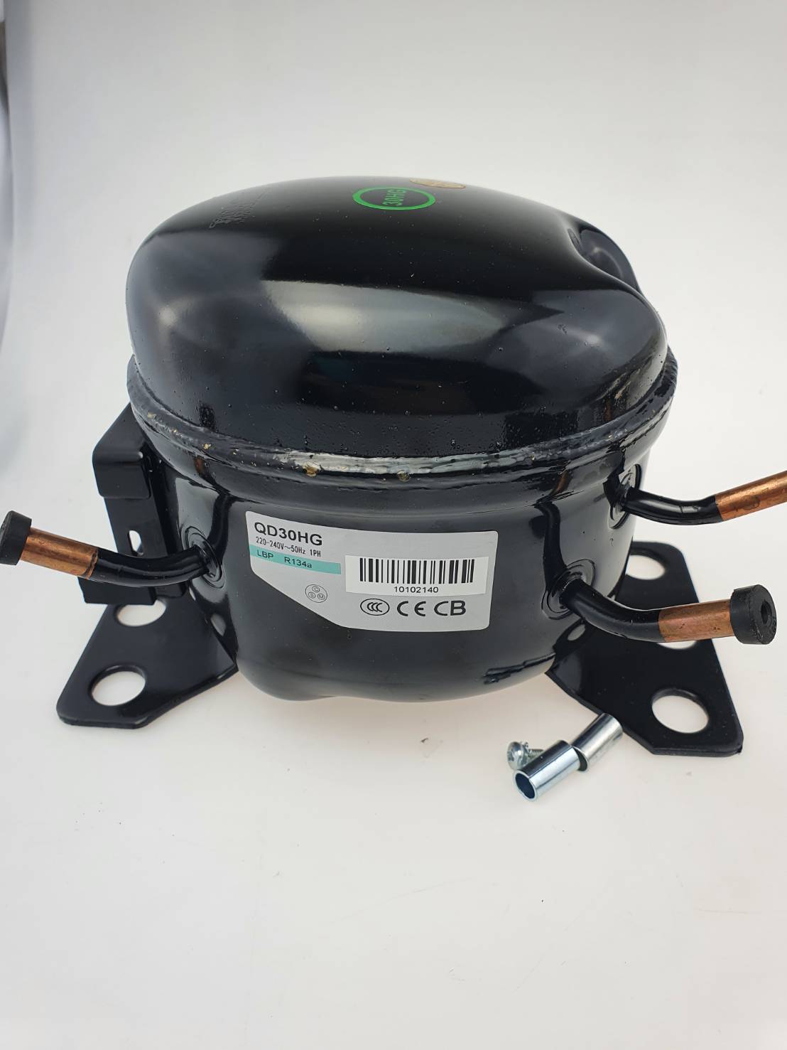 QD30HG คอมเพรสเชอร์ 1/12 แรงม้า R134a LBP สำหรับตู้แช่ ตู้เย็น Compressor ของใหม่ พร้อมอุปกรณ์ ดีเลย์ โอเวอร์โหลด