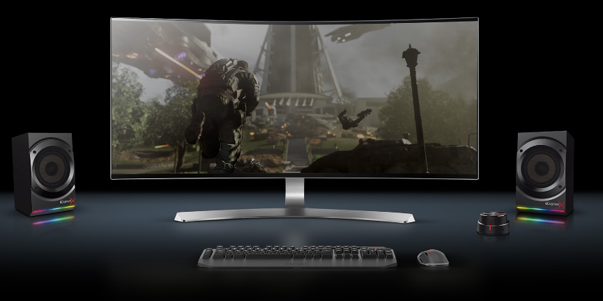 ลำโพงเสียงดี CREATIVE Sound Blaster X Kratos RGB