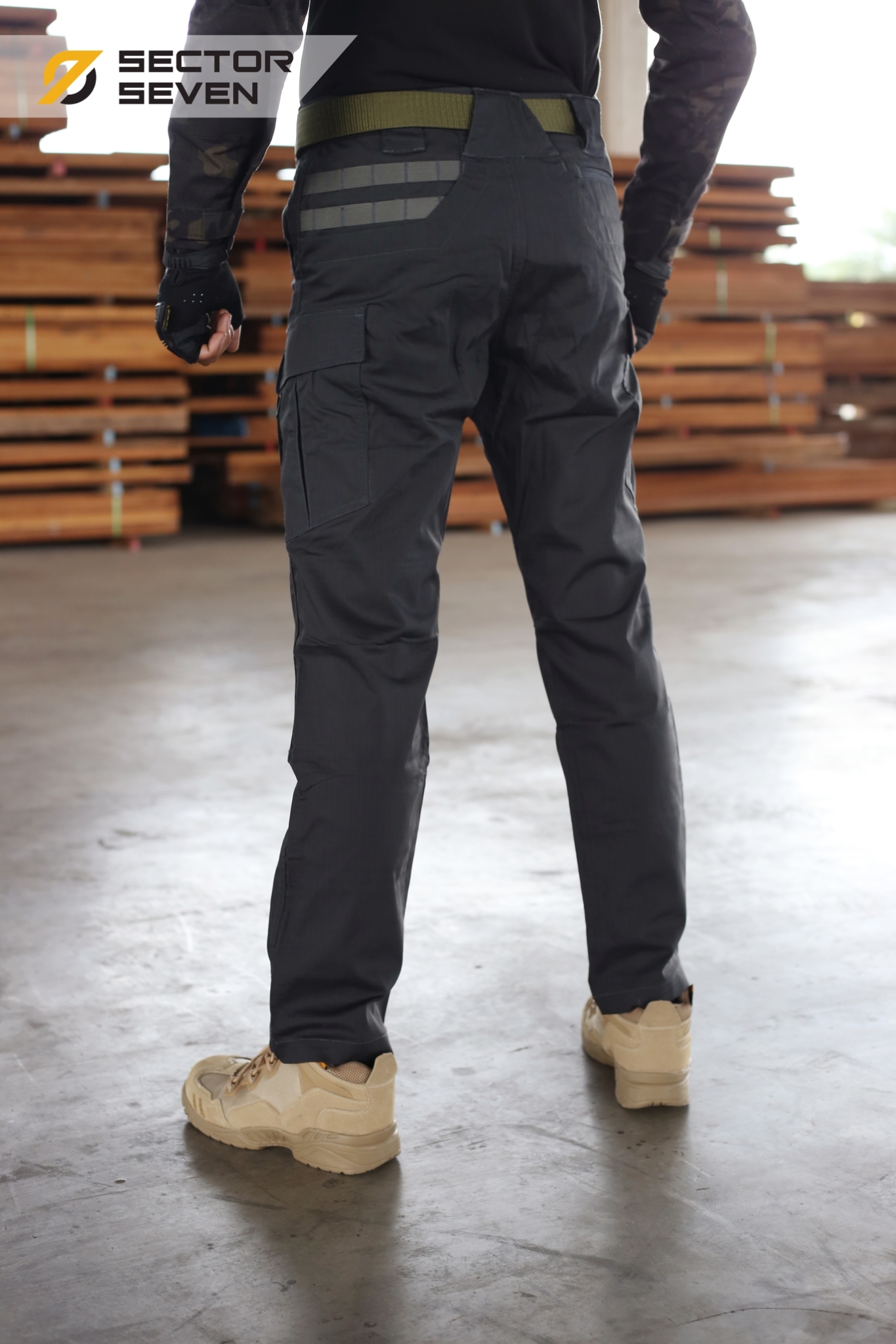 🇹🇭 27 ไทยแลนด์ แทคติคอล กางเกงขายาว SECTOR SEVEN IX12C ผ้าตาราง