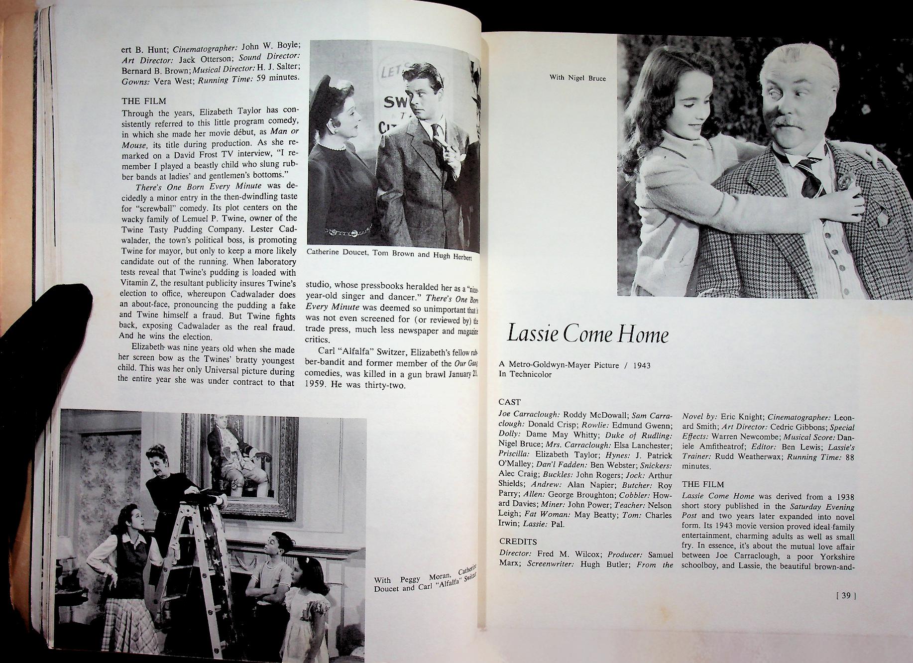 the films of ELIZABETH TAYLOR