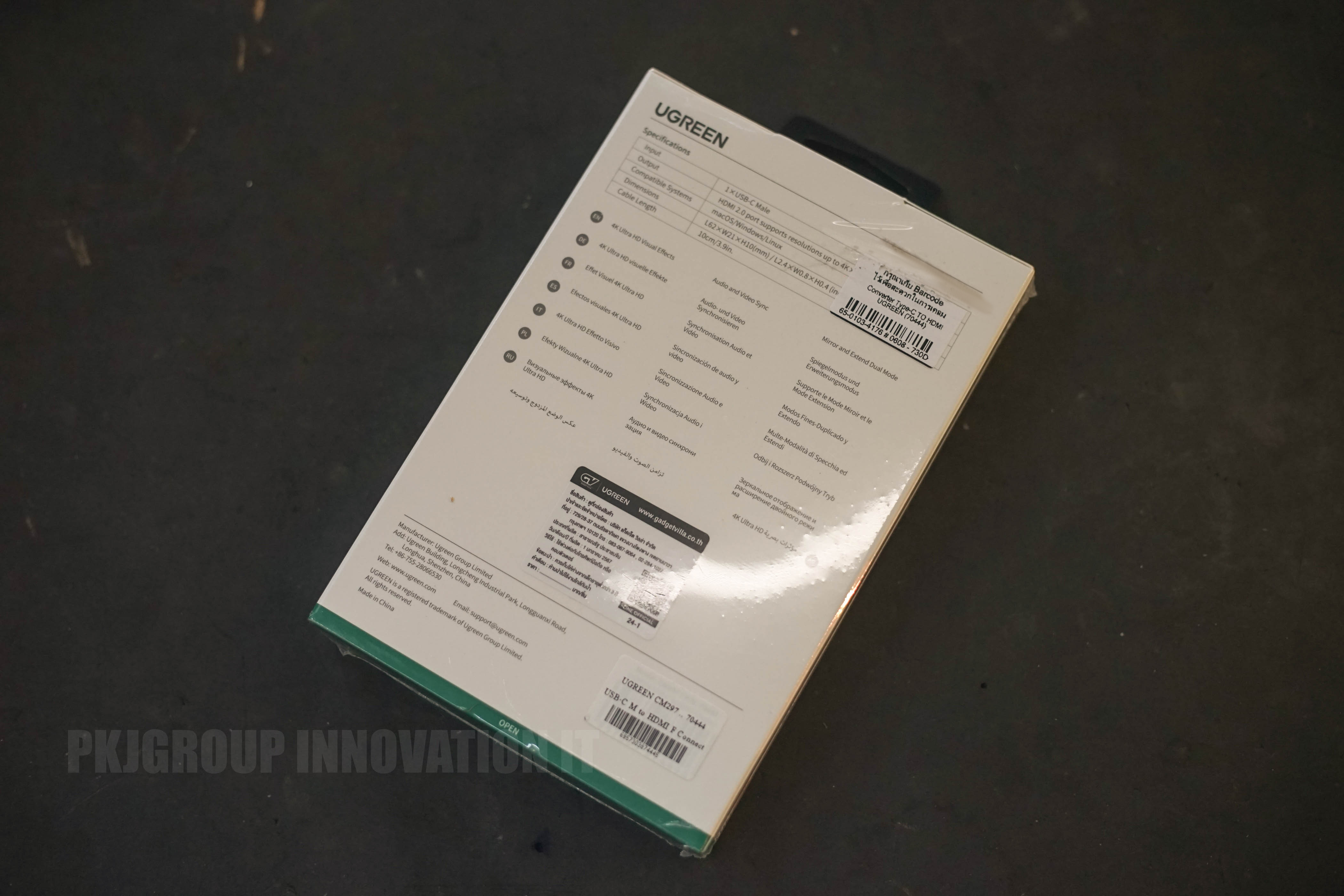 ตัวแปลง UGREEN ของใหม่ USB Type-C to HDMI Adapter 4K60Hz Thunderbolt 3 Aluminum Case