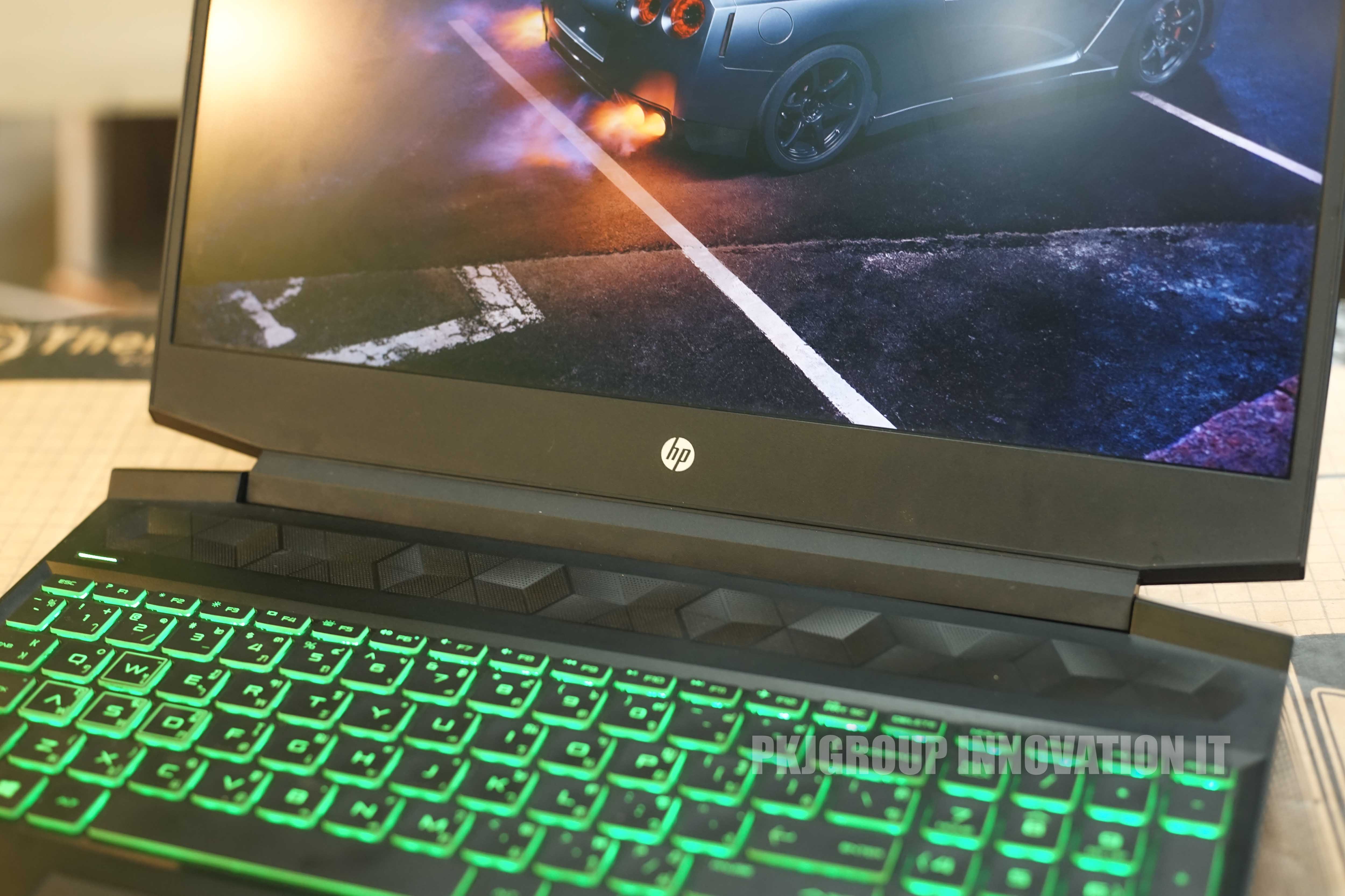 โน๊ตบุ๊คเล่นเกมมือสอง HP Pavilion 15-ec1117AX AMD Ryzen 5 4600h RAM16GB GTX1650Ti