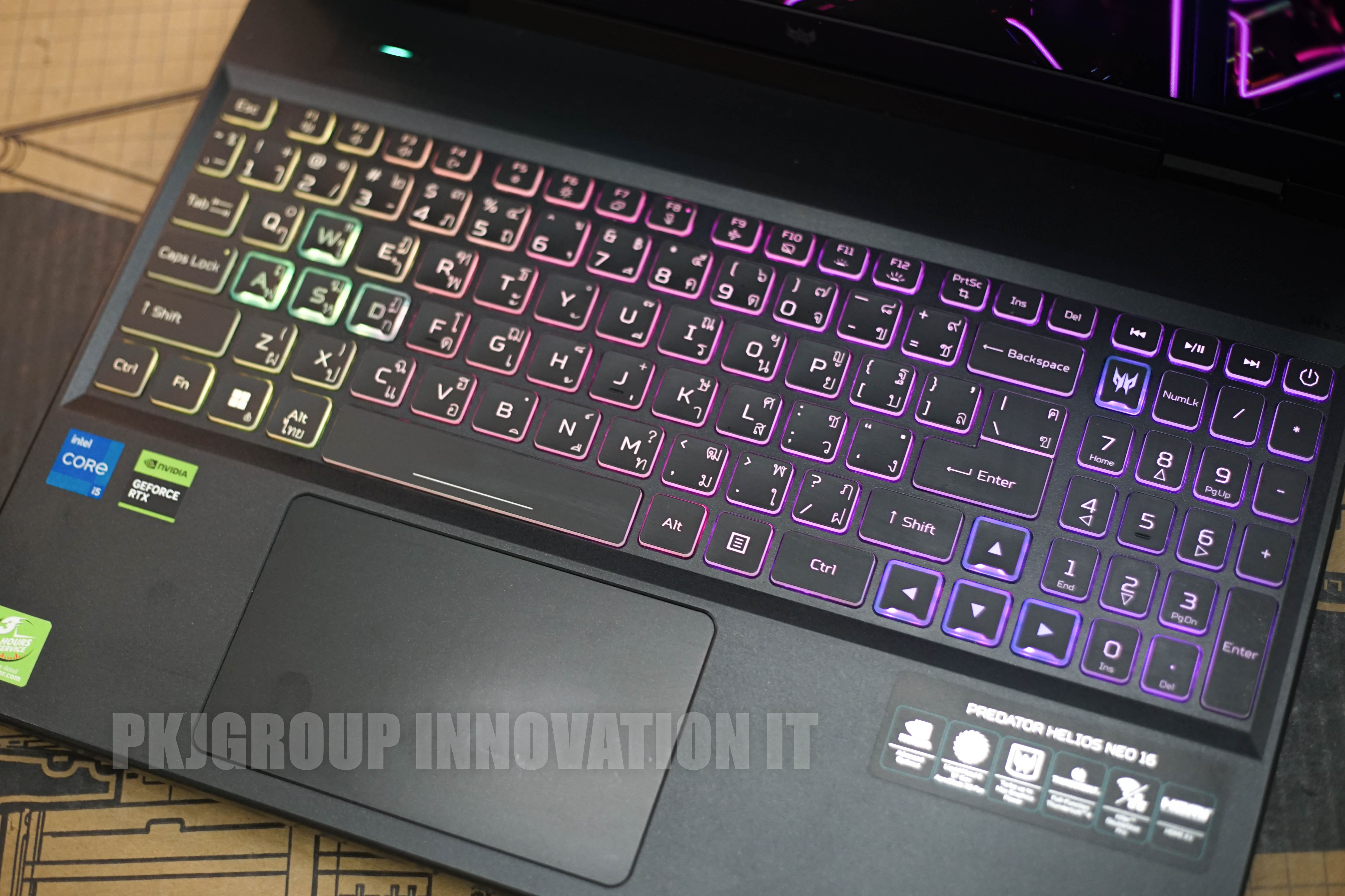 โน๊ตบุ๊คเล่นเกมมือสอง Acer PREDATOR PHN16-71-58MD i5-13500HX RAM 16GB M.2 512GB RTX4050