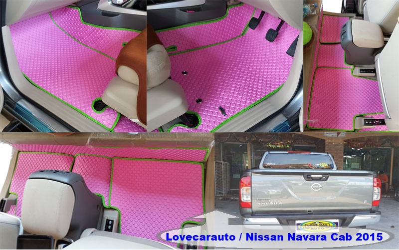 พรมรถยนต์กระดุม Nissan Navara Cab 2015