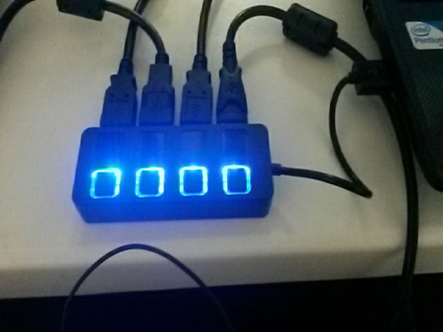 GOOJODOQ 4-Port USB HUB 2.0 มีสวิทซ์แยก