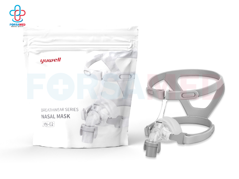 หน้ากากชนิดครอบจมูกสำหรับเครื่อง CPAP Bipap (Yuwell Nasal Mask YN-02)