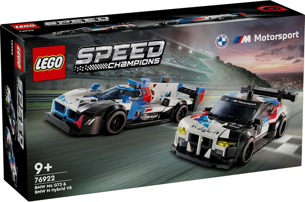 **MTS Toys**เลโก้ Lego 76922 Speed Champions : BMW M4 GT3 & BMW M Hybrid V8 Race Cars