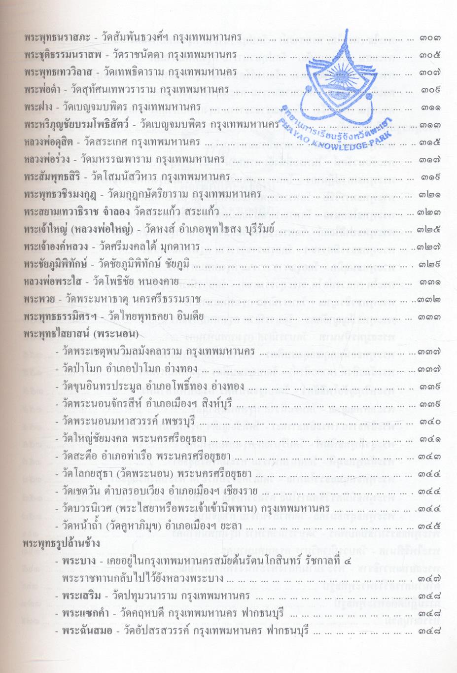 พระพุทธปฏิมาเมืองไทย (ประวัติพระพุทธรูปสำคัญตั้งแต่อดีตถึงปัจจุบัน)