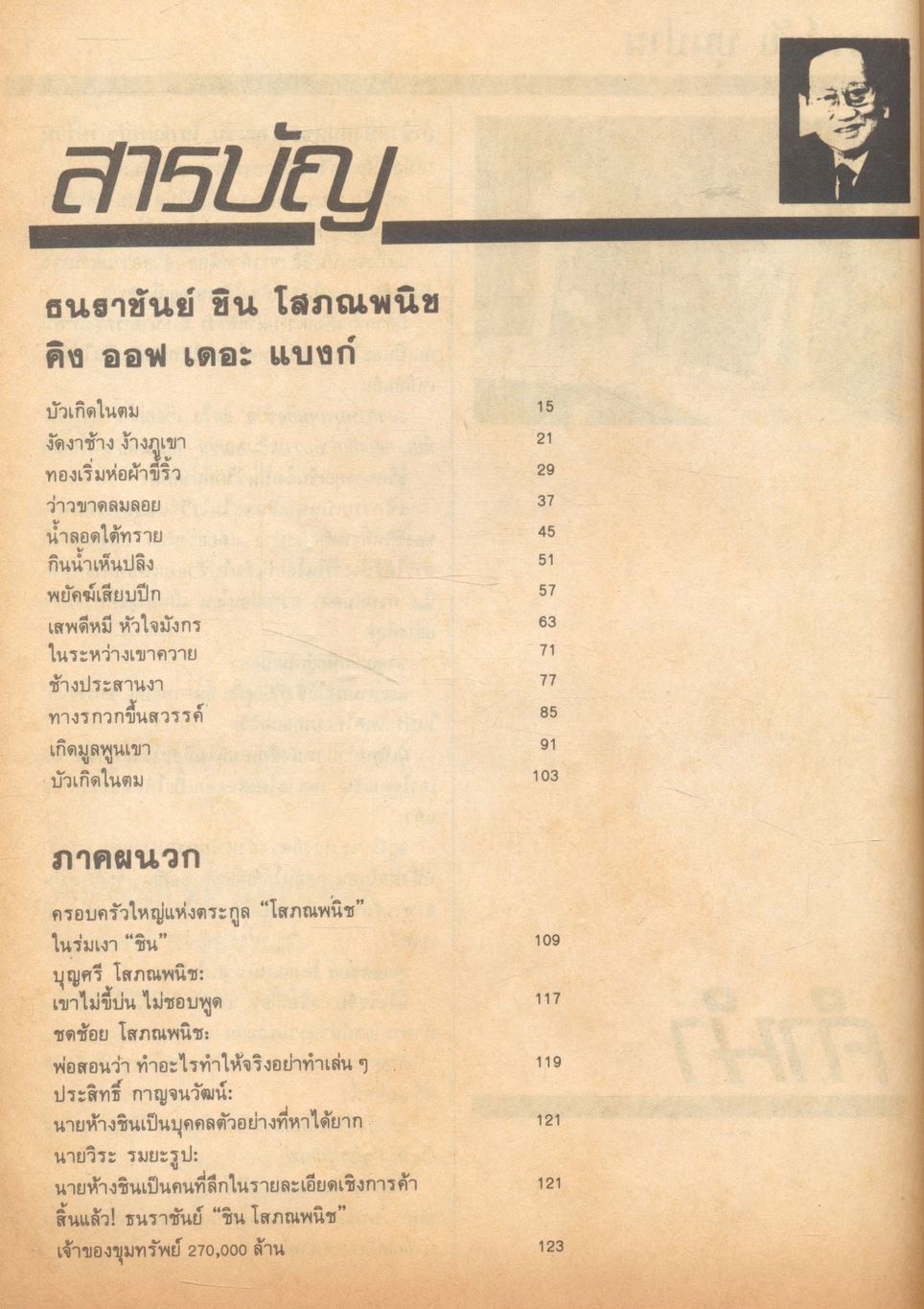 ธนราชันย์ ชิน โสภณพนิช คิง ออฟ เดอะแบงก์