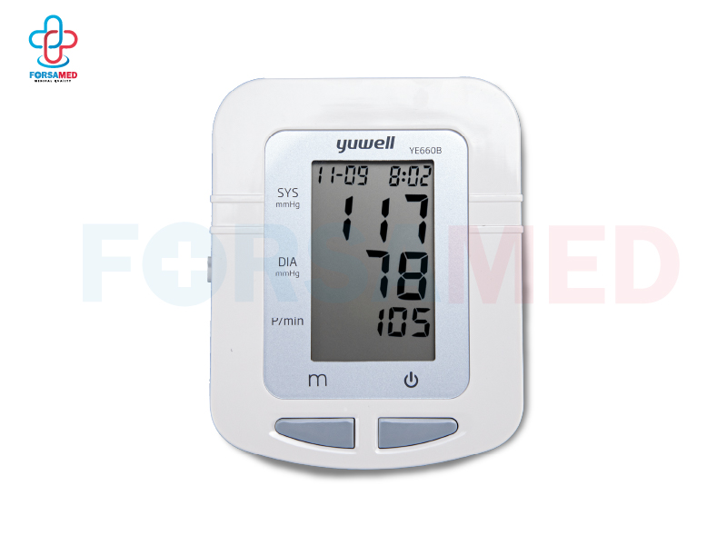 เครื่องวัดความดันอัตโนมัติ ยี่ห้อ Yuwell รุ่น YE-660B รับประกันนาน 5 ปี