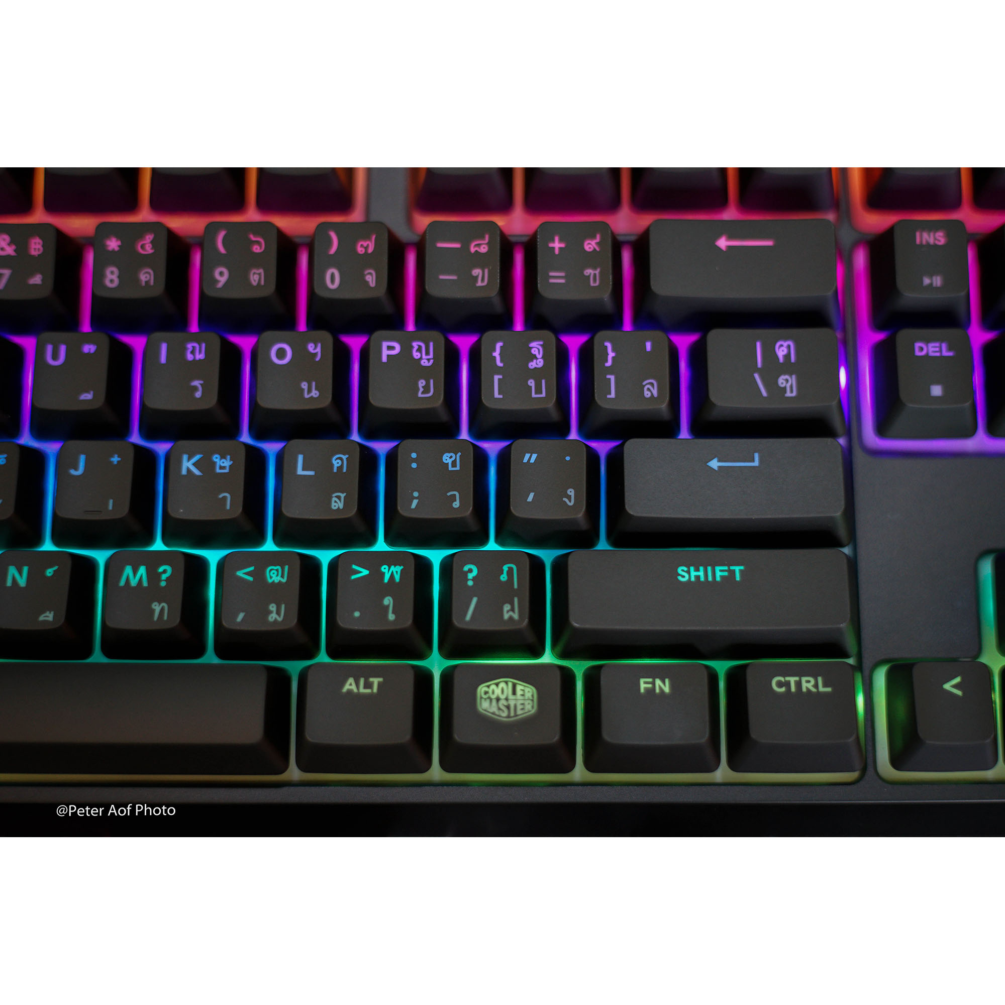 Coolermaster MASTERSET MS120 ชุดเมาส์คีย์บอร์ดเกมส์มี RGB