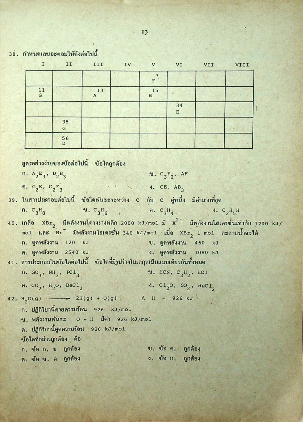 เทคนิคคิดลัดโจทย์ข้อสอบเคมีเข้ามหาวิทยาลัย Modern Chem. Quiz For Entrance and M.4-5-6