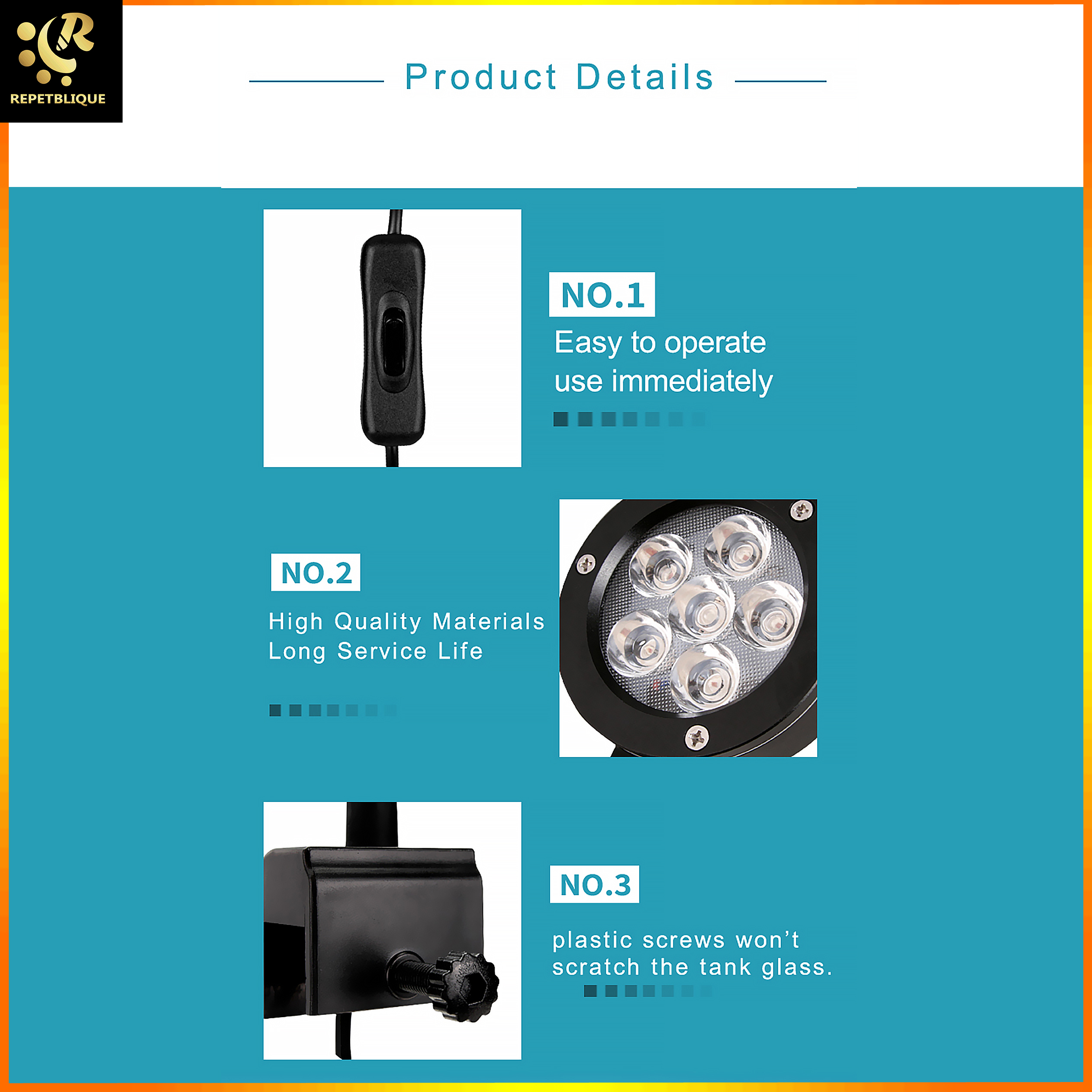 Q2 LED Lighting Blue / Red / Refugium / ไฟเลี้ยงสาหร่าย /ไฟเลี้ยงปะการัง