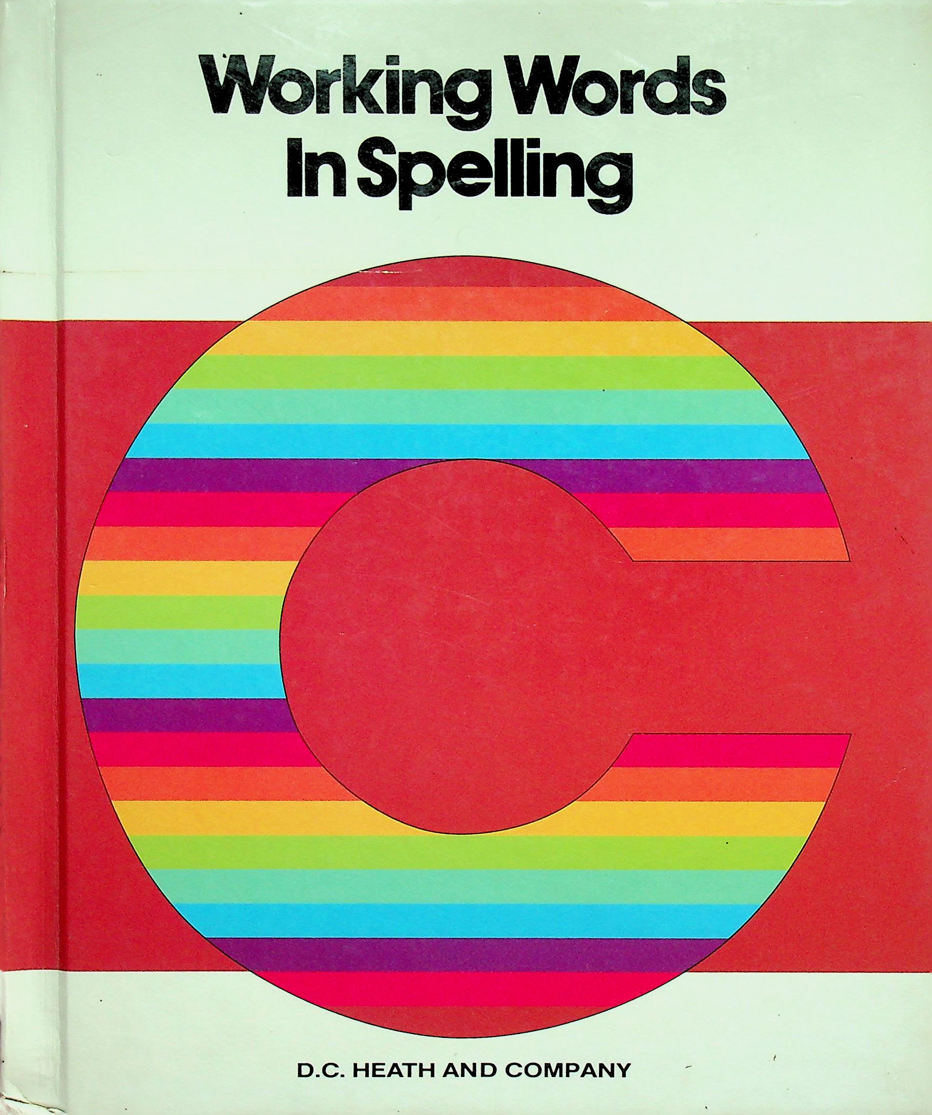 Working Words In Spelling LEVEL C