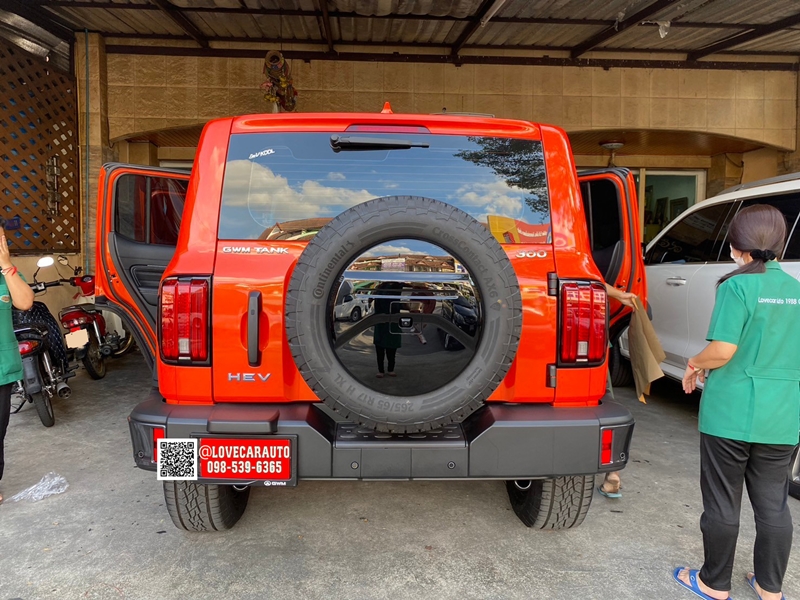 พรมปูพื้นรถยนต์ Gwm Tank300 Hev 2023 สีส้ม