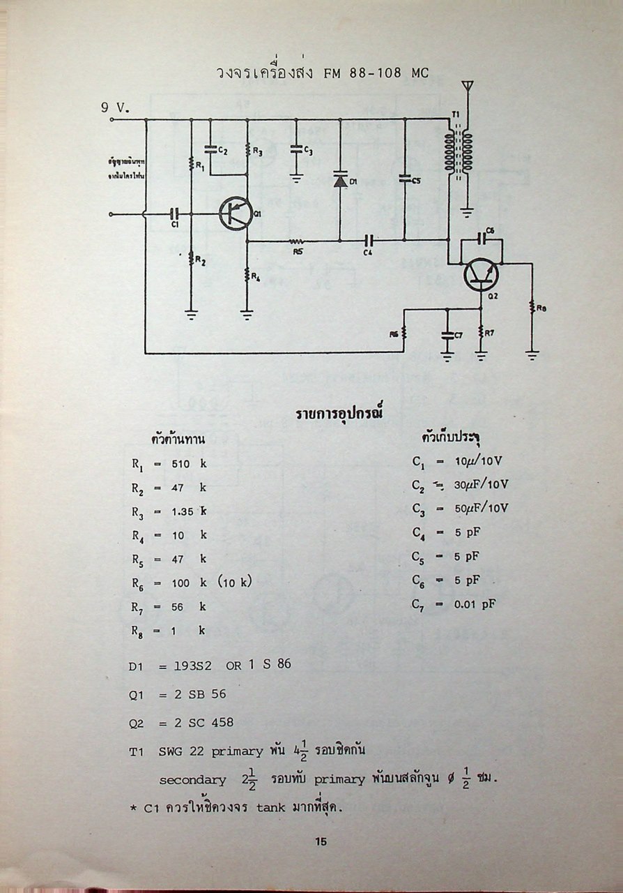 เครื่องรับส่ง TRANSCEIVER สนุกกับการทดลองสร้างเครื่องส่ง เล่ม 1