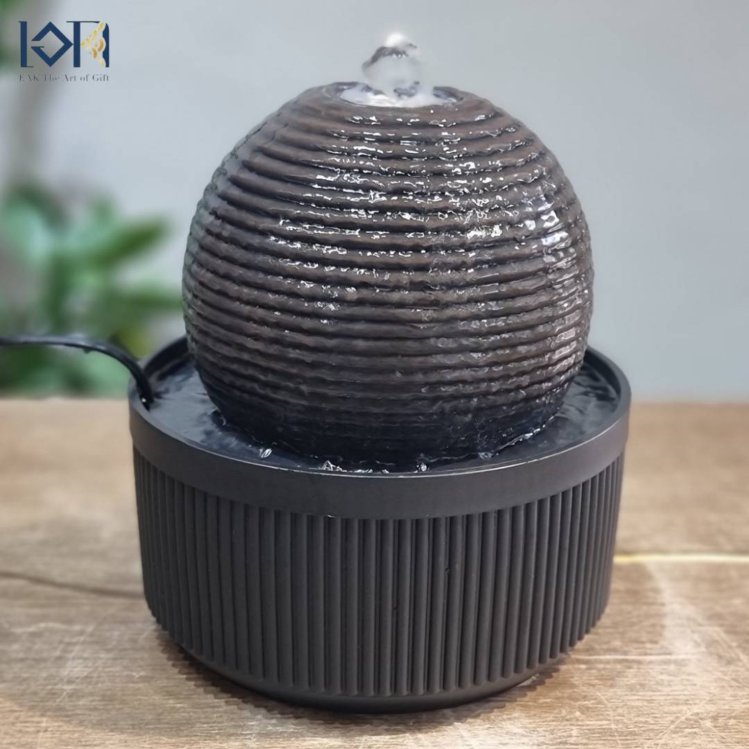 น้ำพุล้นตั้งโต๊ะ รหัส24100L อ่างน้ำตกเสริมฮวงจุ้ย น้ำพุตั้งโต๊ะร้านค้า น้ำพุล้นแต่งบ้าน