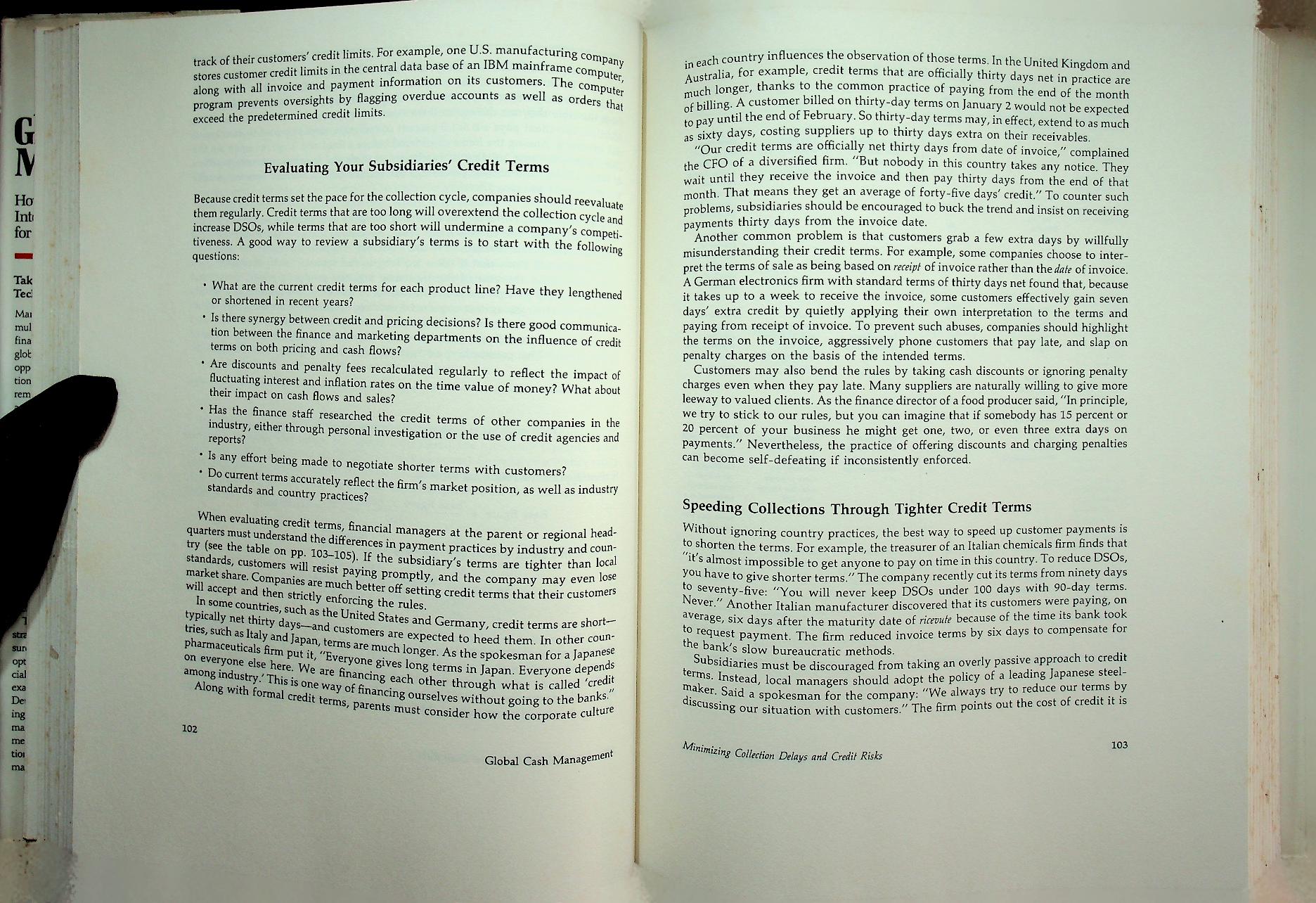 Global Cash Management