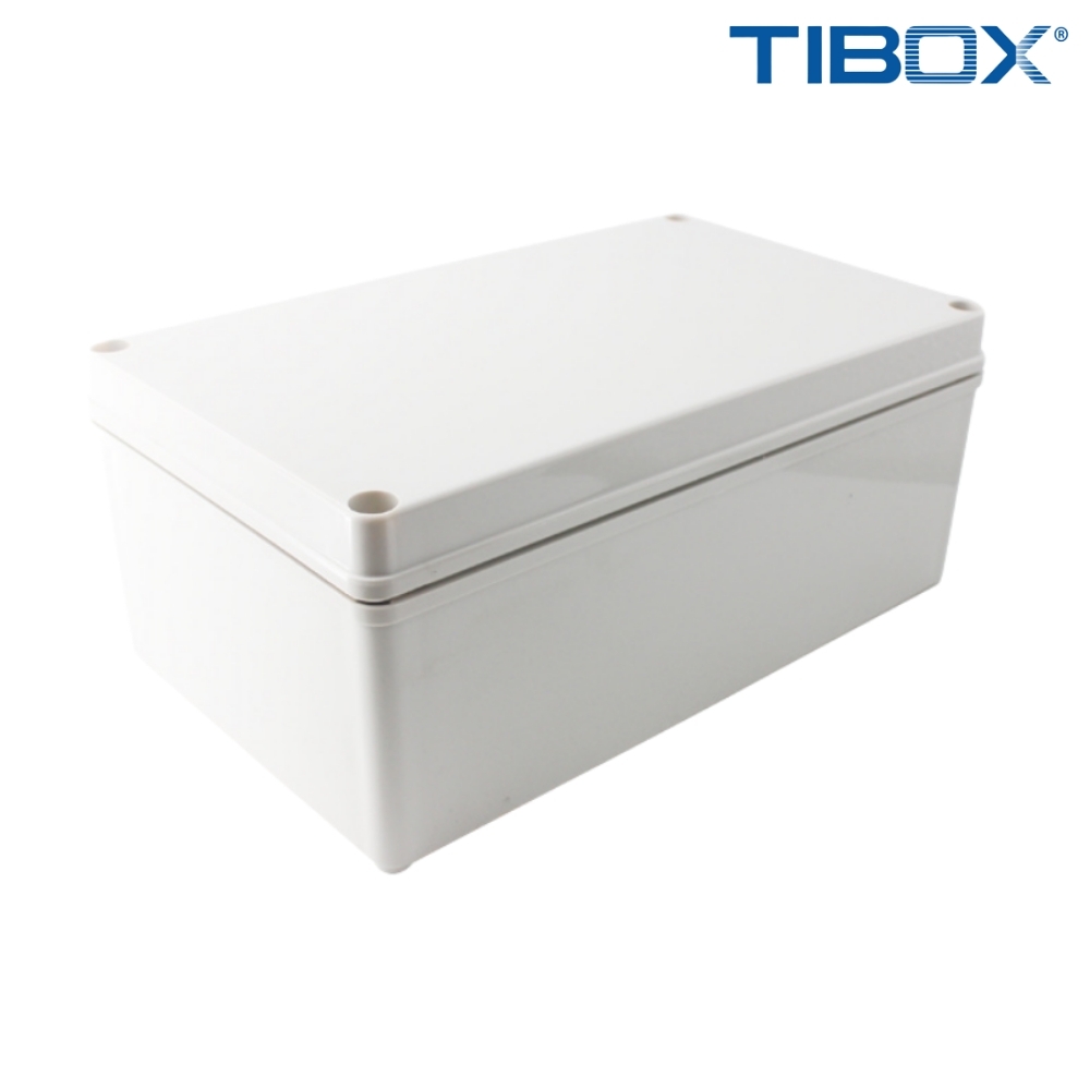 TIBOX TJ-40P-S กล่องพลาสติก พร้อมเทอร์มินอลบล็อก (Plastic Terminal Block Box IP66) 40Pole 10A Size : 250x150x100 mm.