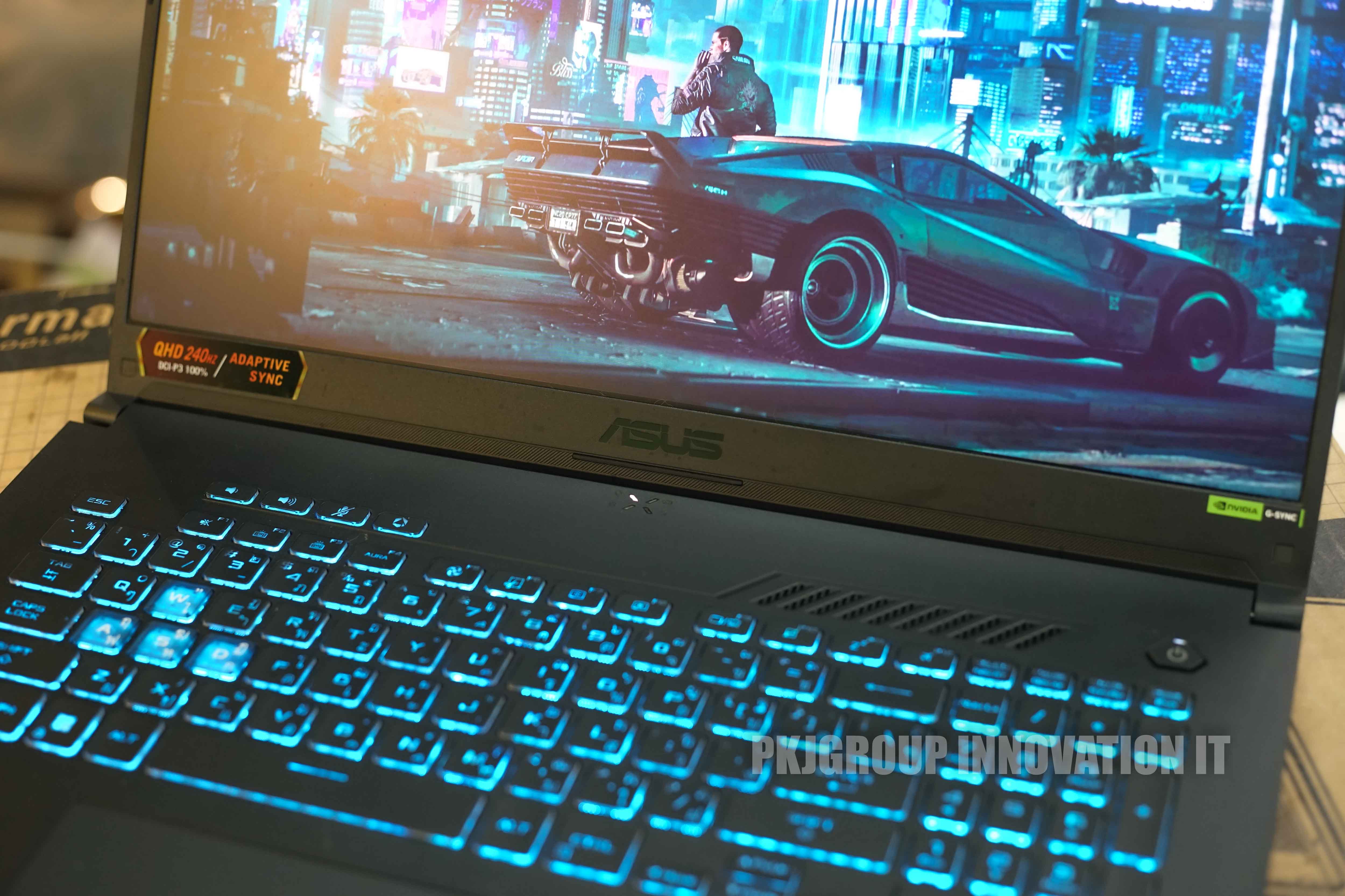 โน๊ตบุ๊คเล่นเกมมือสองจอใหญ่ Asus TUF A17 FX707ZV4-LL021W i7-12700H RAM 16 GB SSD 512GB RTX4060