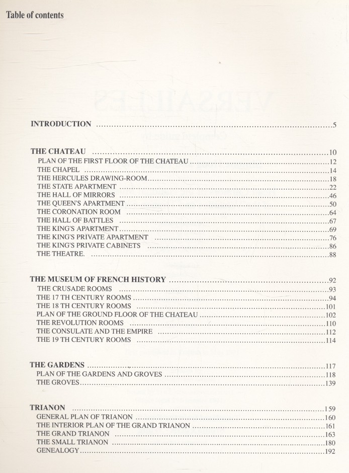VERSAILLES COMPLETE GUIDE