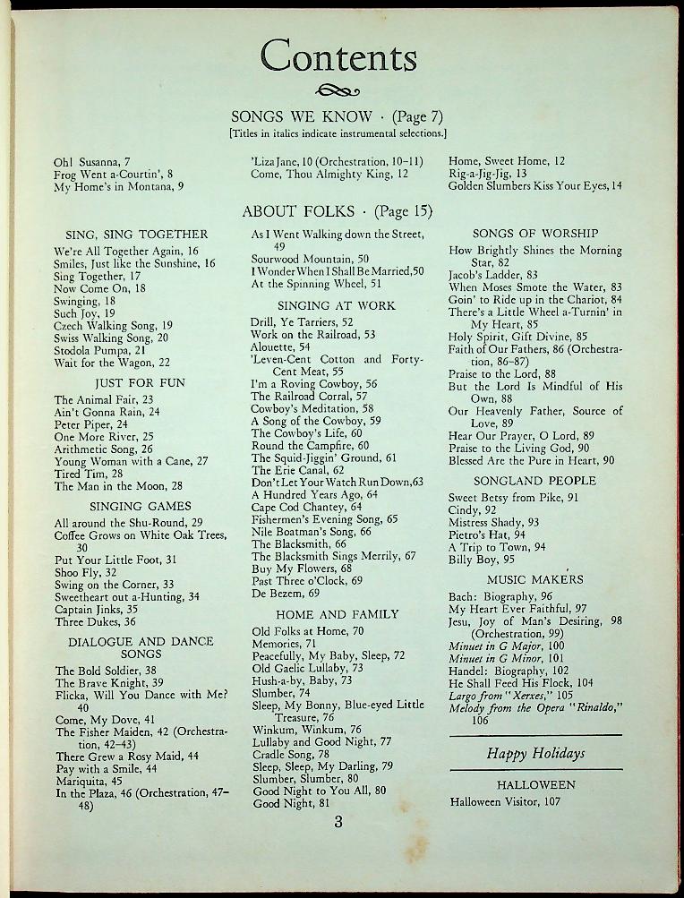 SINGING TOGETHER : ENLARGED EDITION