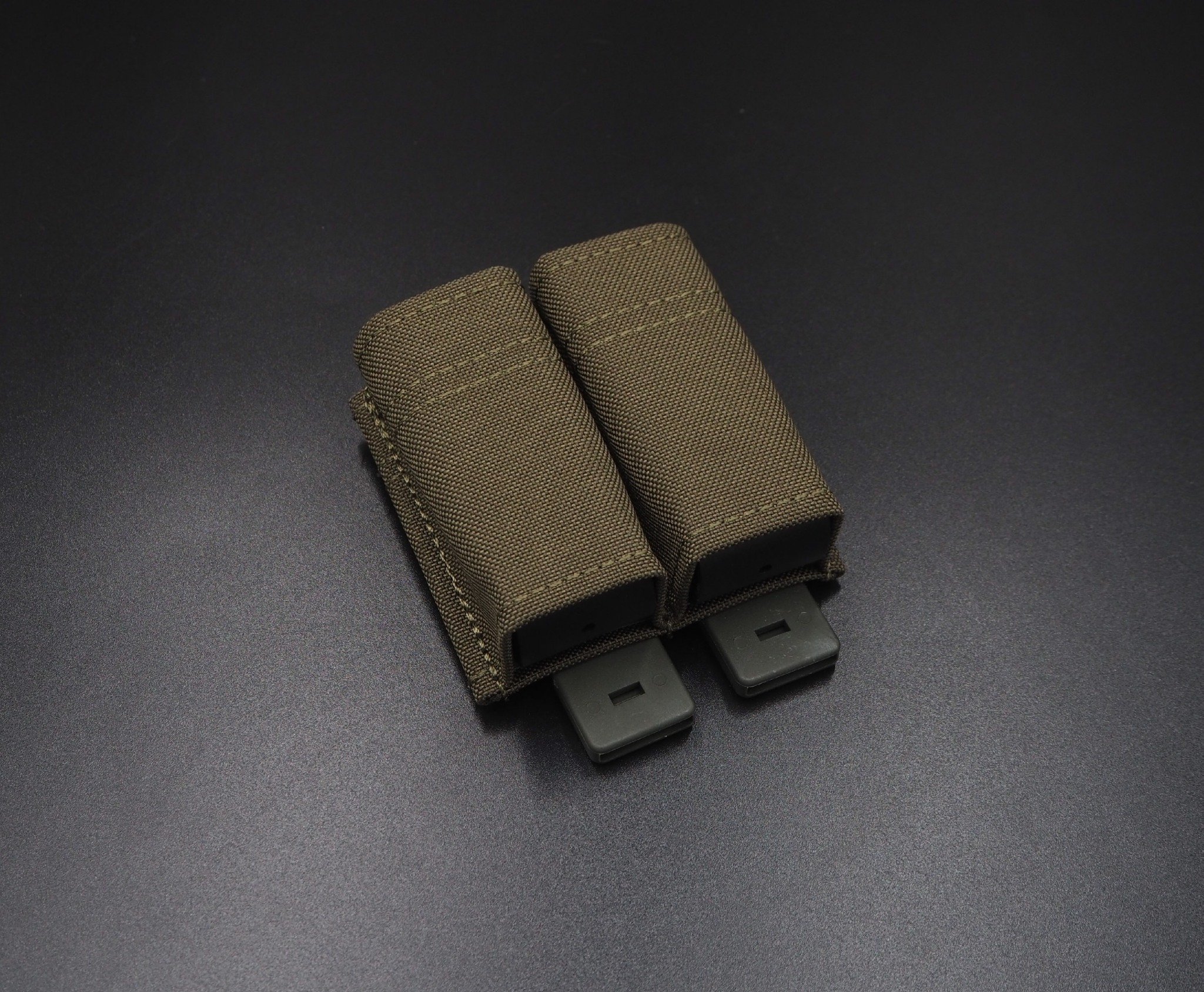 🇹🇭 1130 ไทยแลนด์ แทคติคอล ซองแม็กกาซีนคู่ 9 mm. (Wosport) Fast 9 mm. Double Mag Pouch [ MG-F-04 ]